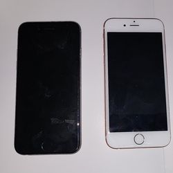 2 IPHONE 6 and 6s FOR PARTS ONLY
