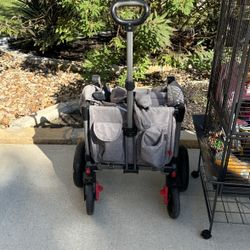 Cart For Stroller Pushing