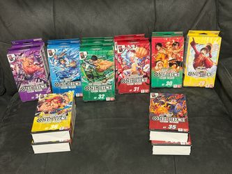 One Piece Card Game Starter Deck Bundle