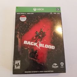 Xbox Series X/Xbox One Back 4 Blood Physical DAY ONE EDITION NEW SEALED GAME w/ B4B Deck of Cards [Available Today]