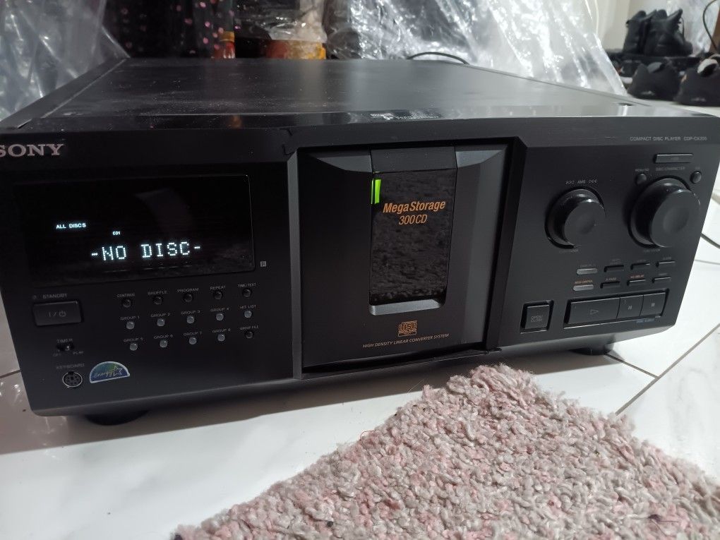 [Pro-Restored] Sony CDP-CX355 300 CD Changer W/NEW no Remote