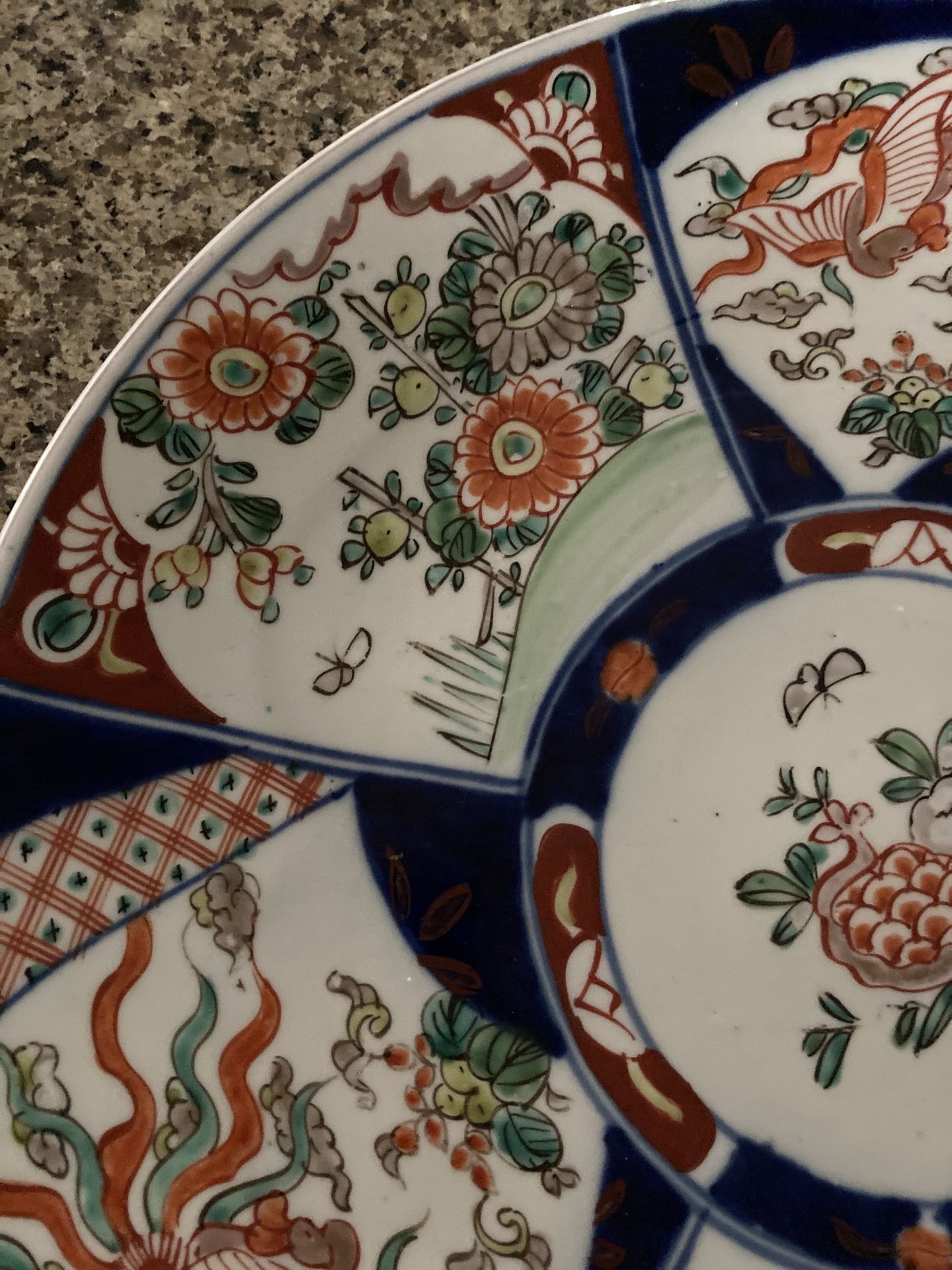 Japanese Imari Charger 14.5”