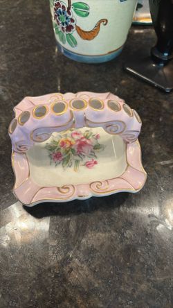 Antique France Limoge Ashtray