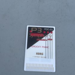 KORG P 3 ROM SOUND CARD - GROOVY PIANO Symphony Memory Card Free Shipping 