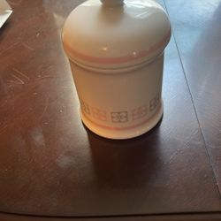Vintage 1987 Avon Porcelain Apothecary Jar 