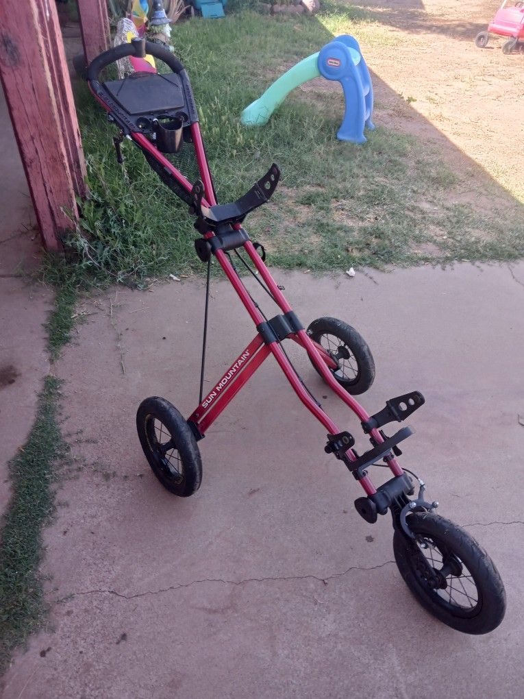 Sun Mountain Speed Cart V1 Red Golf Cart