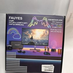 Neon Rope Light,21FT ICRGB LED Strip Lights,IP67 Waterproof Flexible LED Lights,Control with App/Remote,Music Sync Game LED Neon Strip Lights,for Gami