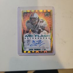 Topps 2024 Zach Thomas Arch Flash Auto 50/50