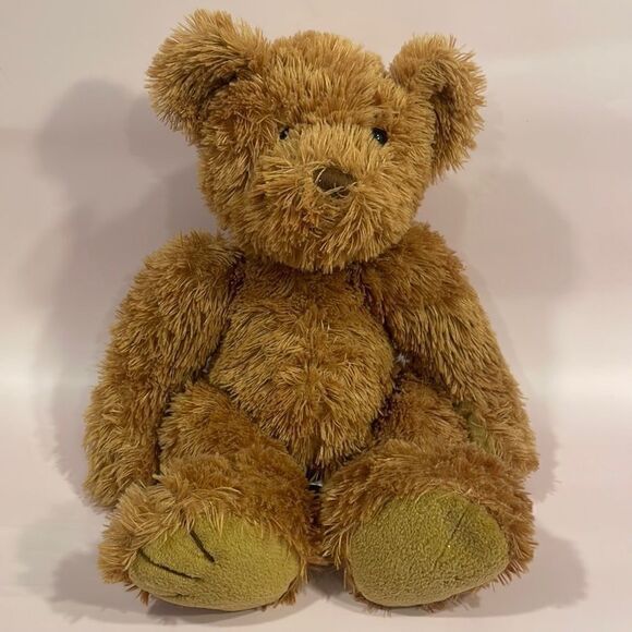 Classic Light Brown Teddy Bear Good Used Condition 15" tall No Brand Specified