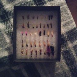 40 Fly Fishing Handmade Flies 