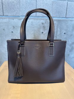 Kate Spade Laptop Bag / Large Purse (brown) Like New