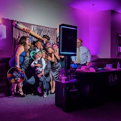 LED Photobooth With Props And Prints 