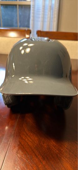 Gray Baseball Batting Helmet