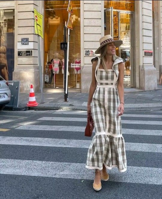 NWOT! Sleeveless Plaid Maxi Sundress