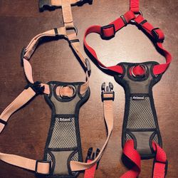 Dog harness - 2 - Red / Pink - Small / Medium dog