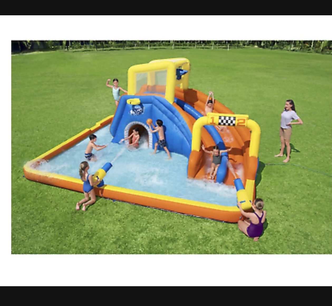 Super Speedway Inflatable Mega Water Park H2OGO!!!!