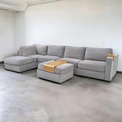 Floor Model/Return Lovesac Sterling Luxe Chenille Sactional - 🚚 FREE SHIPPING