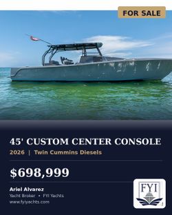 | 2026 Custom 45 Cummins Diesels | 45ft