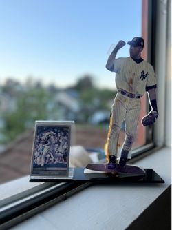 ⚾ Derek Jeter Yankees Collectible Display + Topps Card ⚾