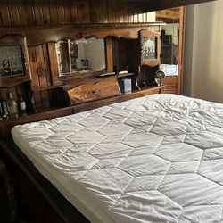King Size Water Bed Frame With Regular Mattress