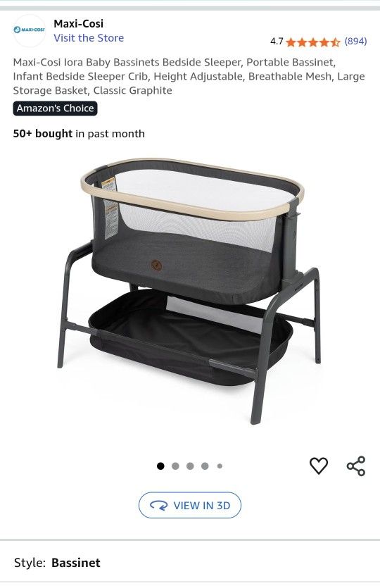 Portable Baby Bassinet 