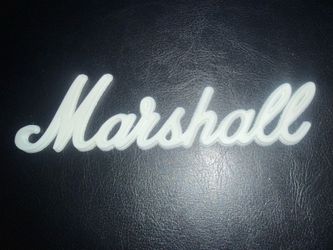 Marshall cabinet and amplifier logo replacement
