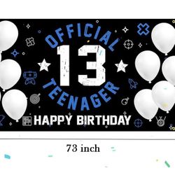 13 Birthday Banner 