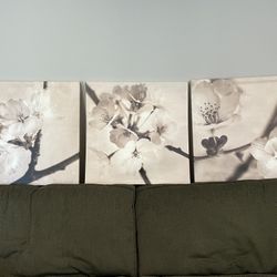 Three Floral Prints