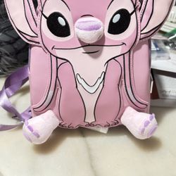 Stitch Angel Pink Loungefly Authentic Small Back Pack