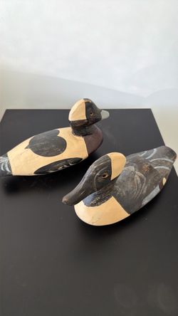 $9 for Two hand-painted wood ducks.