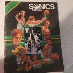 1979 Seattle Supersonic game Program..Mar.4 vs. Rockets...Very Good 