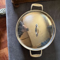 All-Clad D3 Stainless Steel 6-Quart Deep Saute Pan with Lid - Made in USA