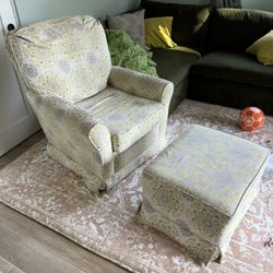 Rocking Chair With Ottoman 