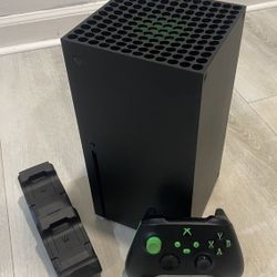 🔥 Xbox Series X Bundle ✨ Pristine Condition 🎮 Custom Controller + Rechargeable Dock 💥
