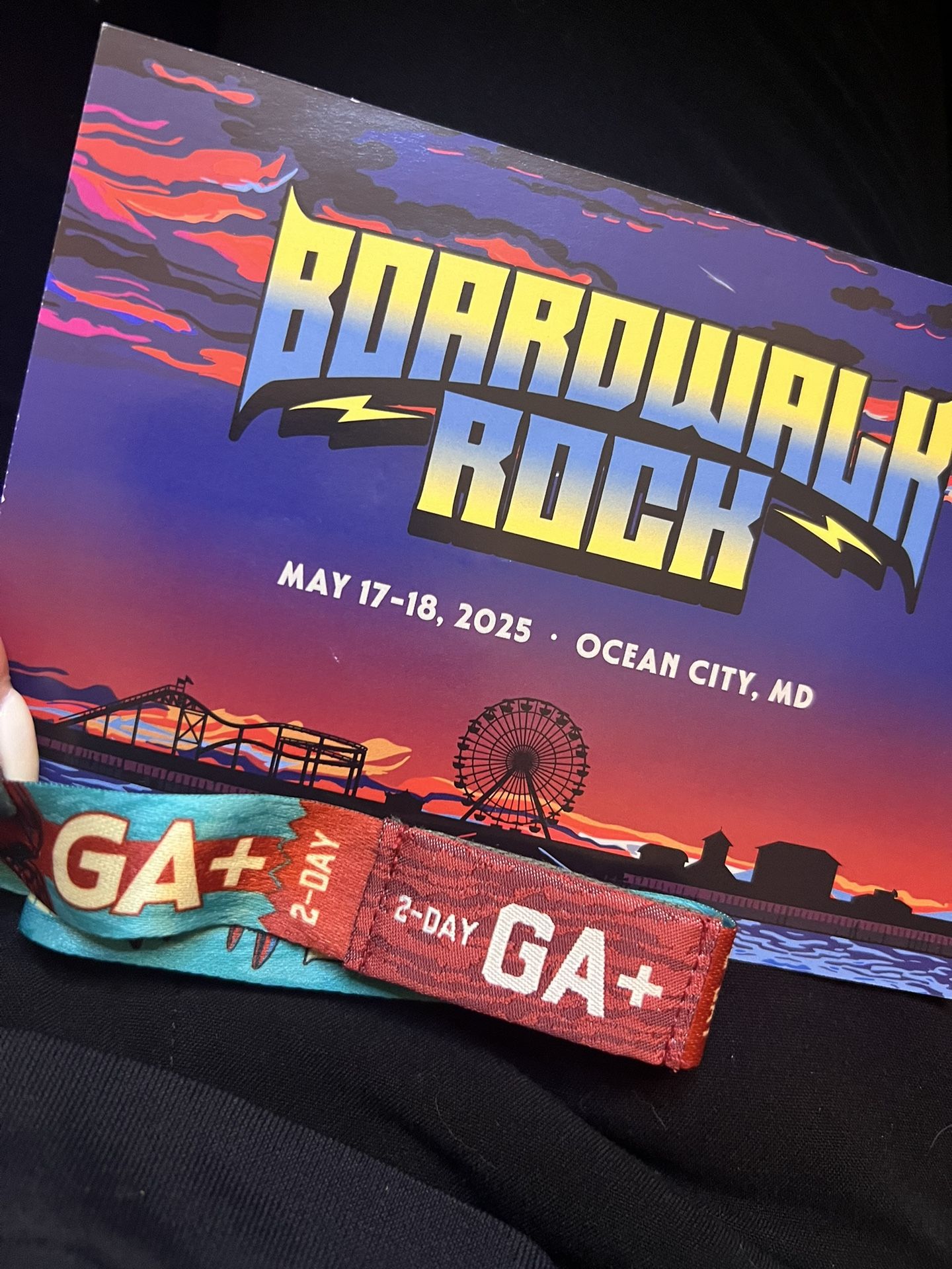Boardwalk Rock GA+ Ticket