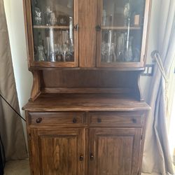 Oak Hutch 