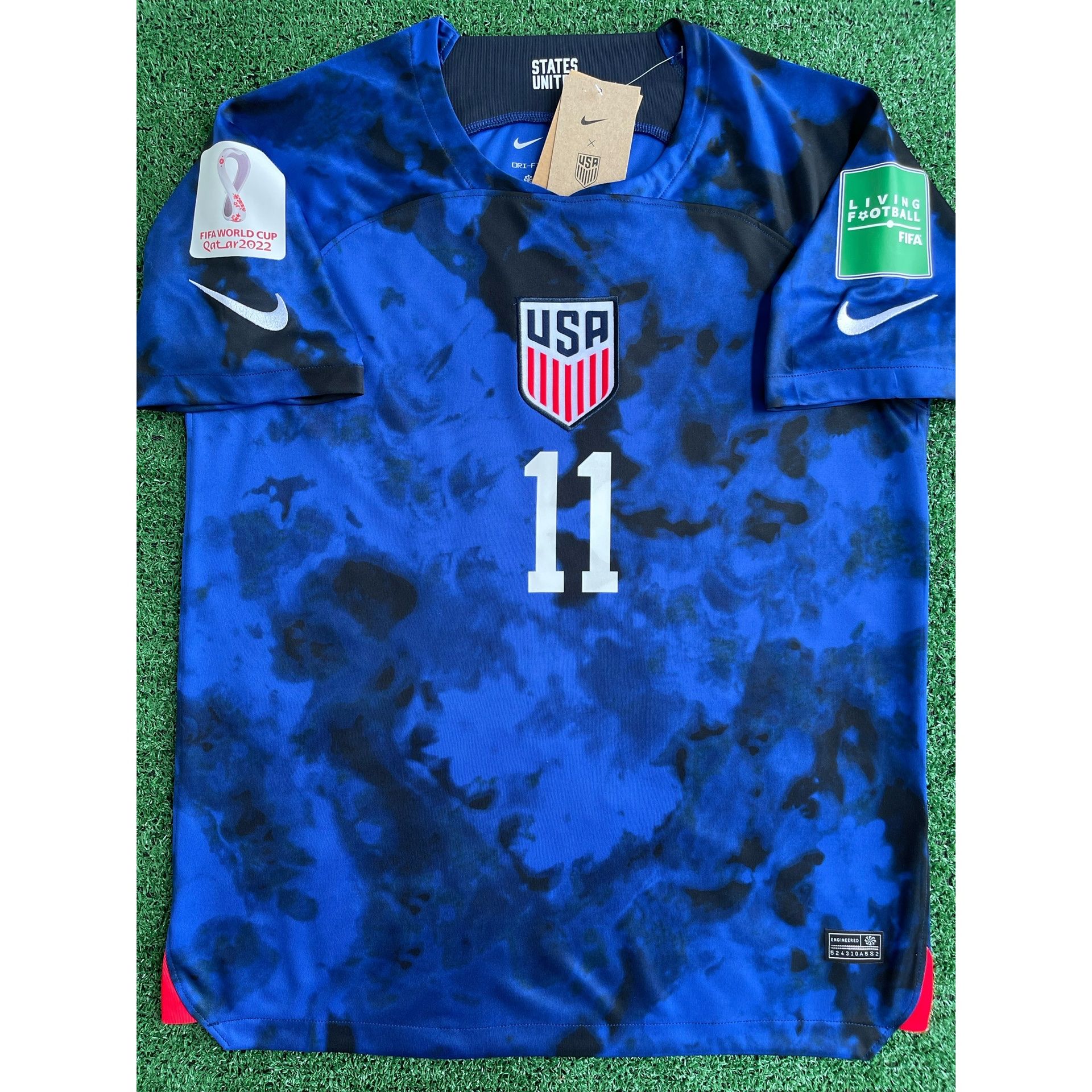 Nike Men's USA Away Authentic Jersey 2022 World Cup