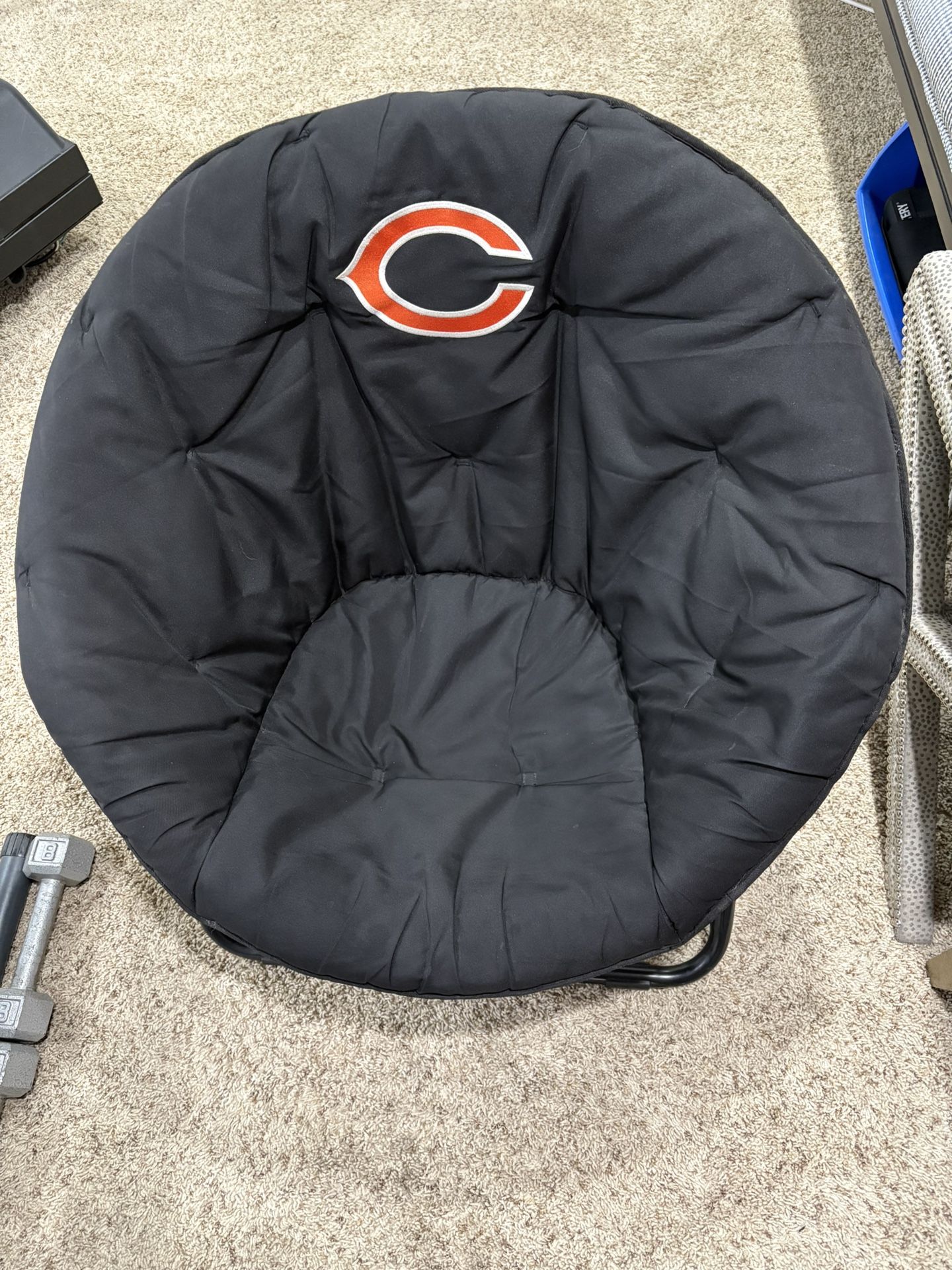 Chicago Bears Moon Saucer Chair