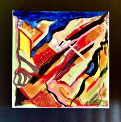 Abstract Art Lit Rhythm