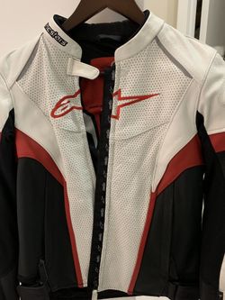 Alpine stars motorcycle leather jacket