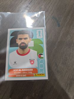 Panini FIFA Nizar Al-Rashdan Sticker Card