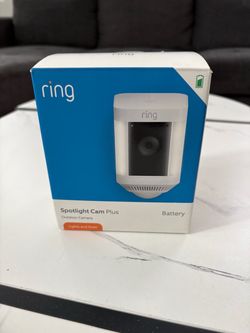 Ring Spotlight Cam Plus (Battery) - Like New In Box, Complete Set