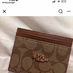 Coach card holder / wallet