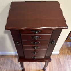 Jewelry Armoire W/ Mirror