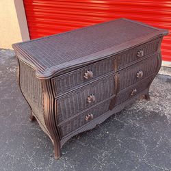 French  wicker dresser