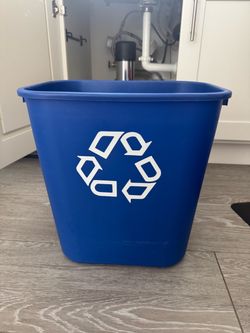 Blue Recycle Bin