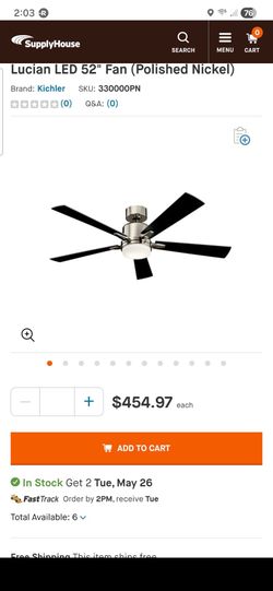 Kichler fan