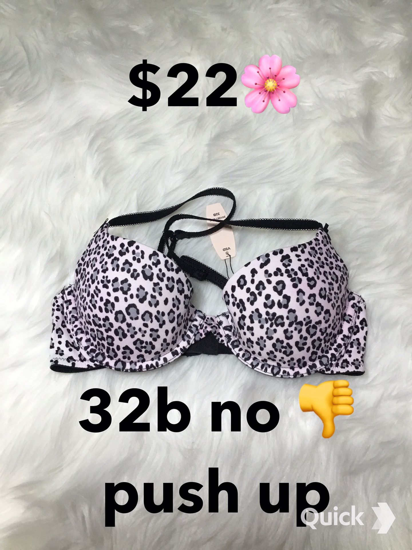 New bra Victoria secret size 32b no push up ❤️❤️❤️firm price ✔️