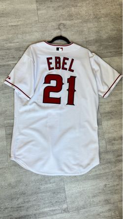 Authentic Angels baseball game worn jersey #21 Size 44