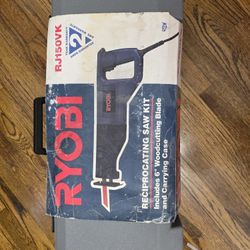 Ryobi reciprocating saw kit